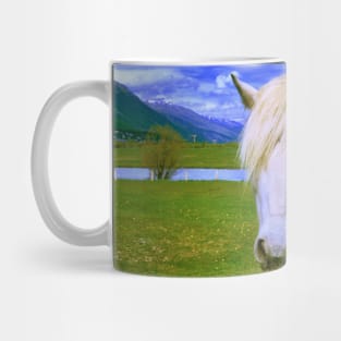 Horse in Wonderland / Swiss Artwork Photography Mug